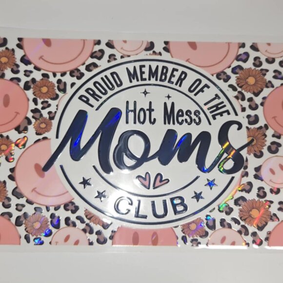 Jelly Glass Mug 17oz Beautiful Mama Butterflies with plastic straw NIB - Picture 7 of 9